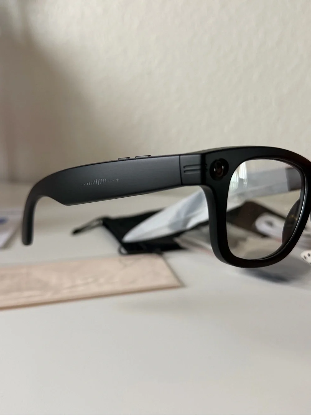 Smart Glasses Bluetooth Audio Sunglasses - Black